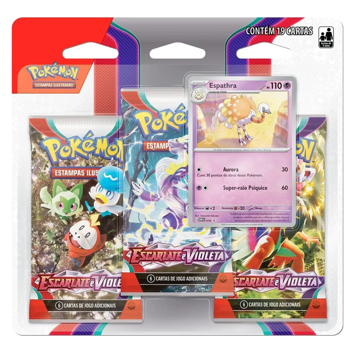 Blister Triplo Espathra - Escarlate e Violeta